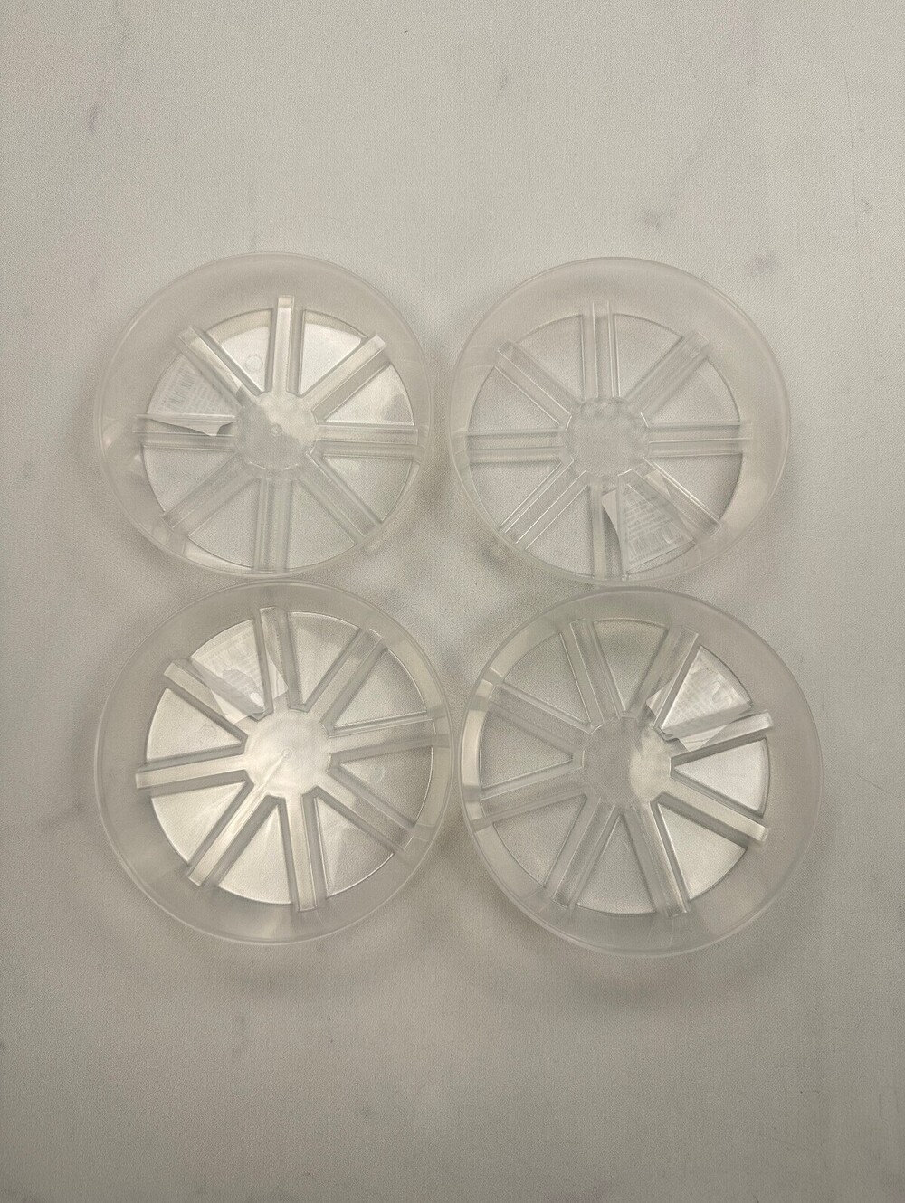 Threshold Clear Pot Saucer Clear Modern Classic 4 Pack